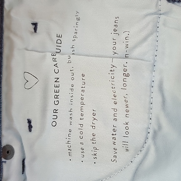 LOFT Dark Blue Skinny Jeans with Red Velvet Side Embellished Size 26/2 EUC - Picture 6 of 12